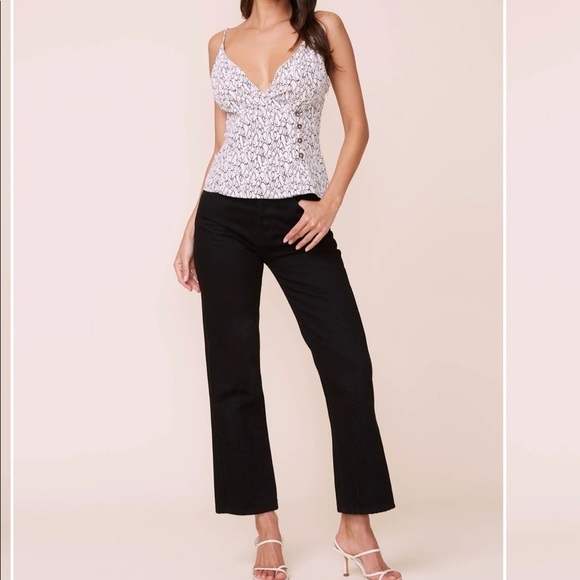 NWT ASTR The label button wrap front camisole - Picture 4 of 9